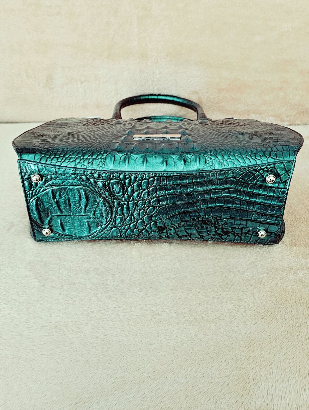 NWT Brahmin MYSTIC GREEN Rosetta w/Cordelia Wallet - Picture 11 of 16